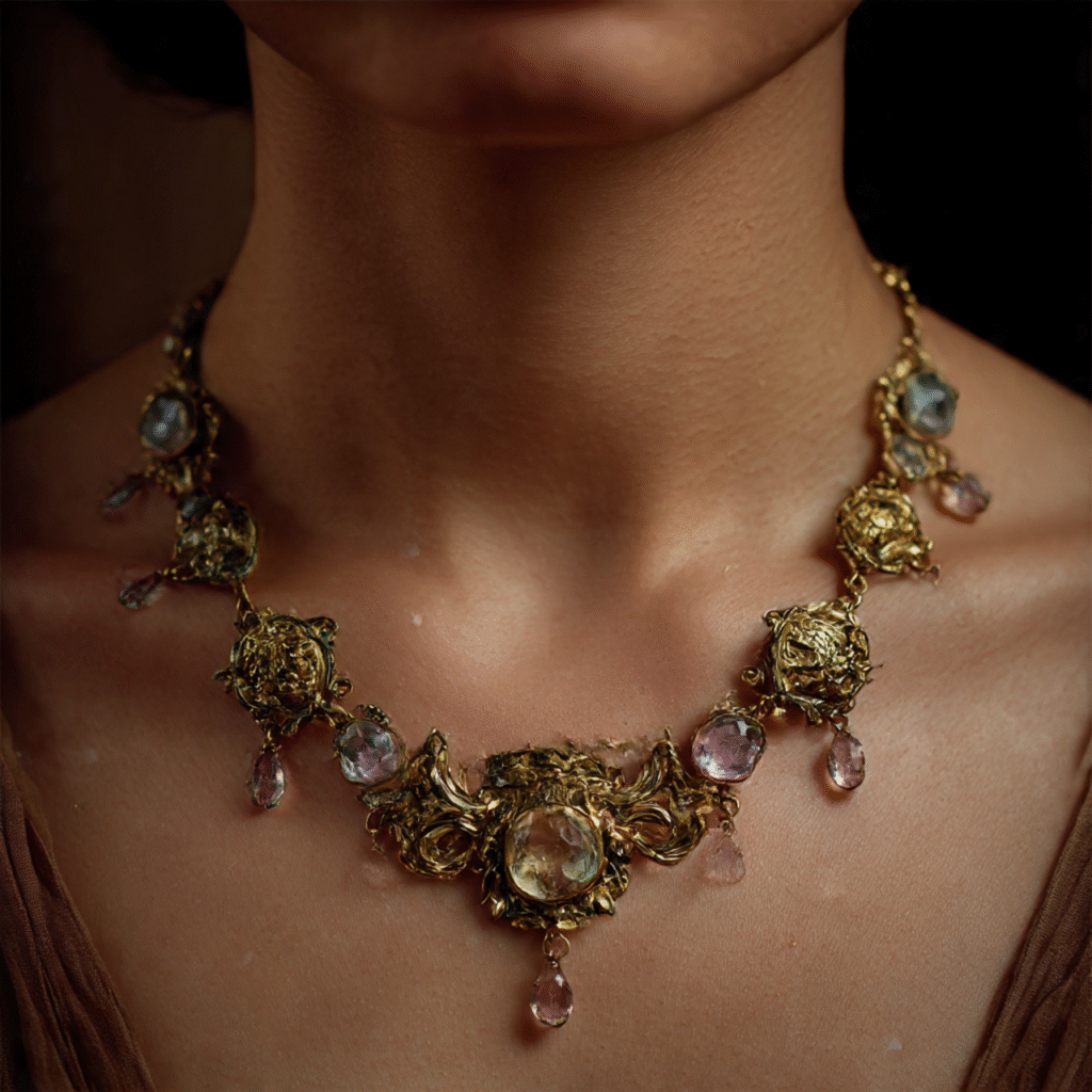 Elegant necklaces for every woman, including gold, silver, pearl, and gemstone designs